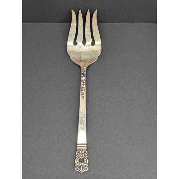 1881 Rogers Oneida Ruby Lane Silver Plated Five Piece Serving Set - Picture 3 of 10